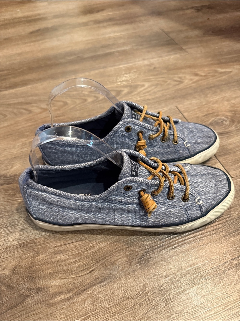 Sperry Top-Sider Women's Seacost Diamond Print Boat Shoes Size 8.5